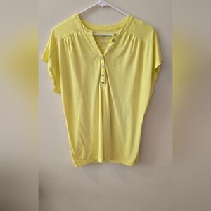 Liz Claiborne Lemon Button-Down Women's Shirt